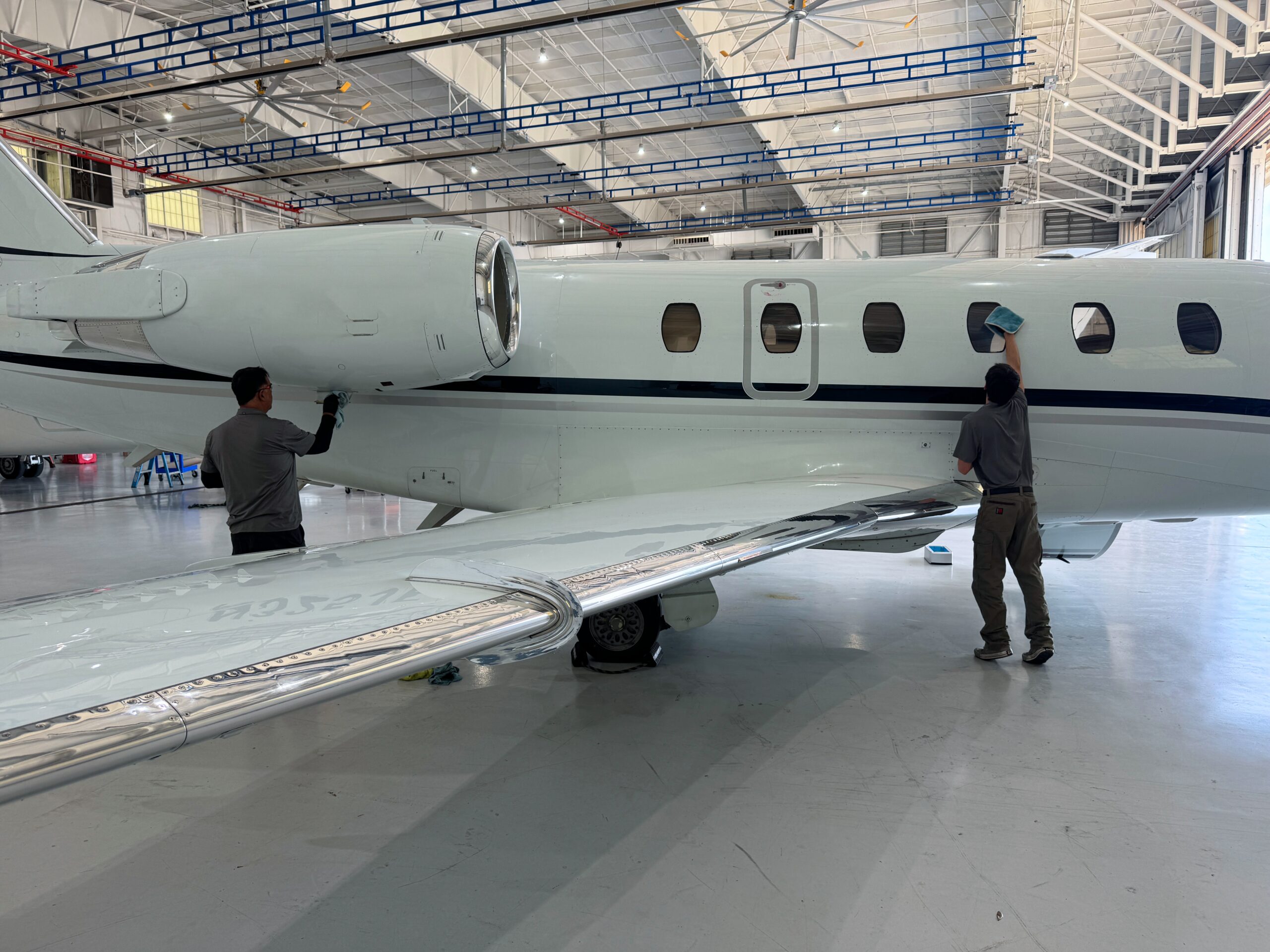 Cady aircraft detailing quick turn in Dallas, Texas.